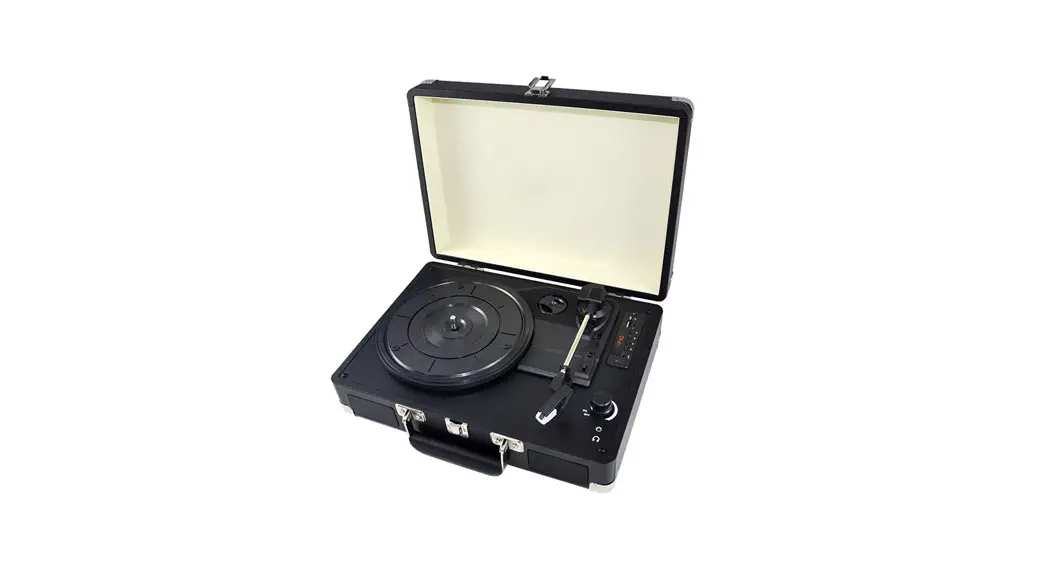 Audmic Industrial Te-012 Portable Suitcase Record Player Instruction Manual