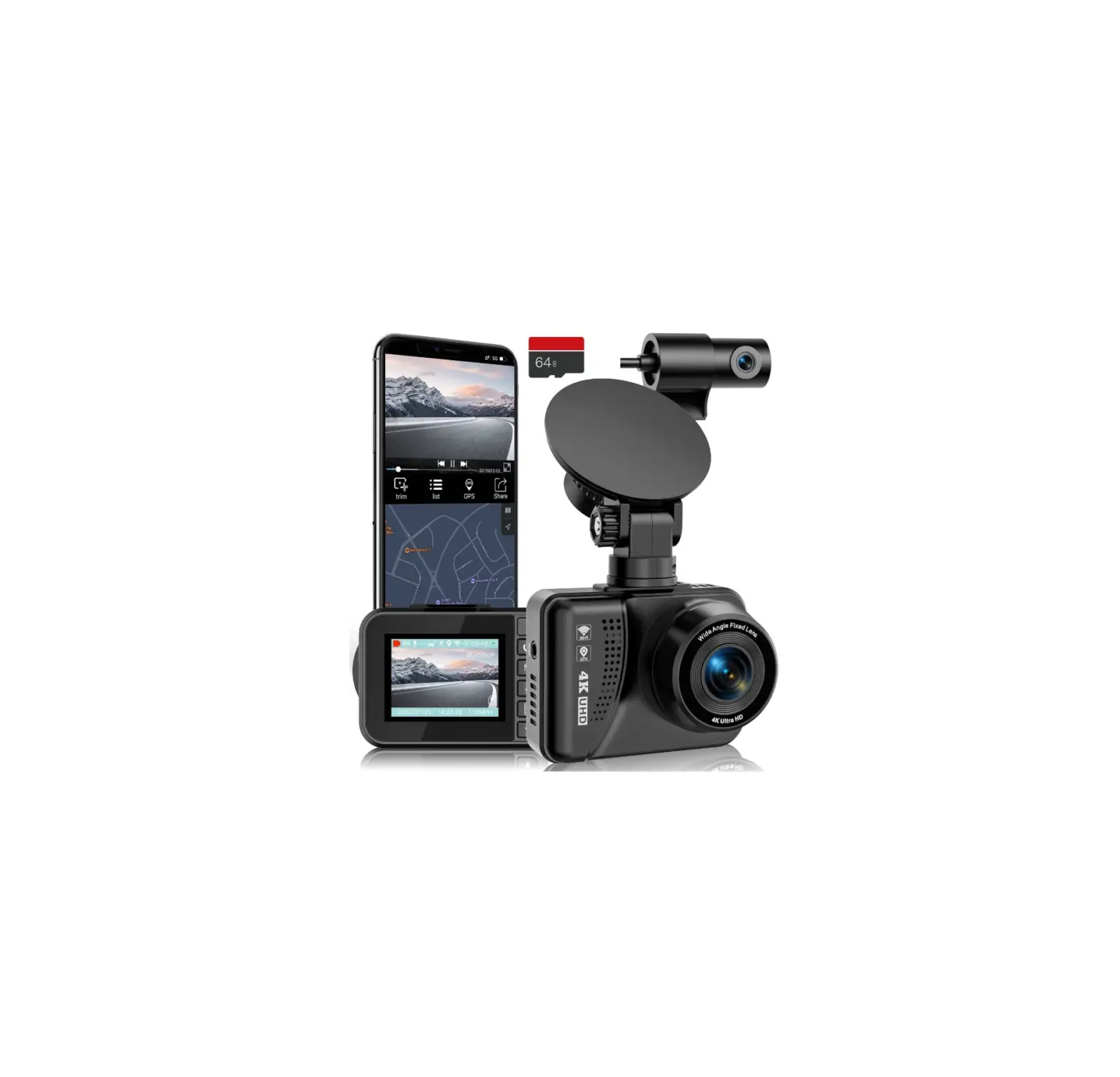 Halikao Hdc20 4k Dash Cam Front And Rear Dual Dash Cam User Manual Halikao Hdc20 4k Dash Cam Front And Rear Dual Dash Cam User Manual