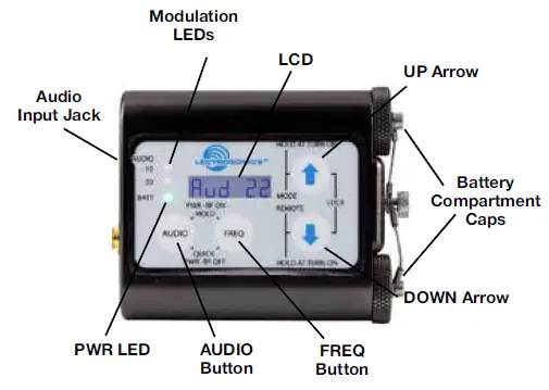 LECTROSONICS-WM-Digital-Hybrid-Wireless-Watertight-Belt-Pack-Transmitter-FIG-2