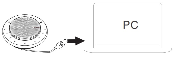 Yealink CP900 USB Speakerphone - Charging Your