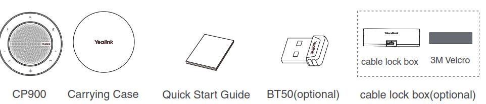 Yealink CP900 USB Speakerphone - Package Contents
