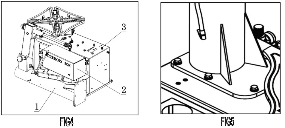 LEO L8009 Tyre Changer - package carton