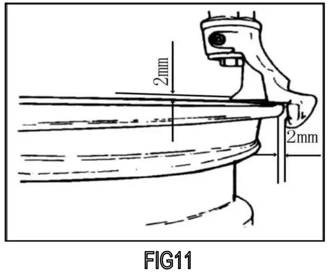 LEO L8009 Tyre Changer - runner clog