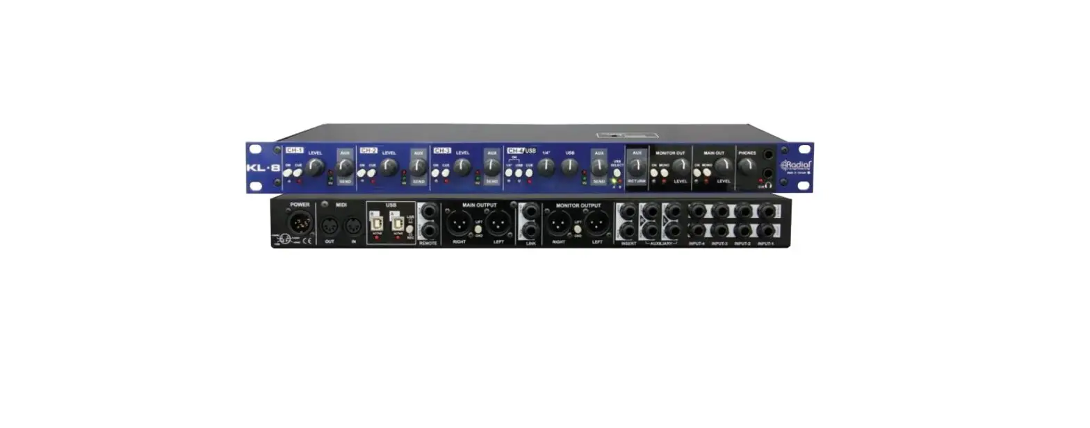 Radial Kl-8 Keyboard Mixing Station Owner's Manual