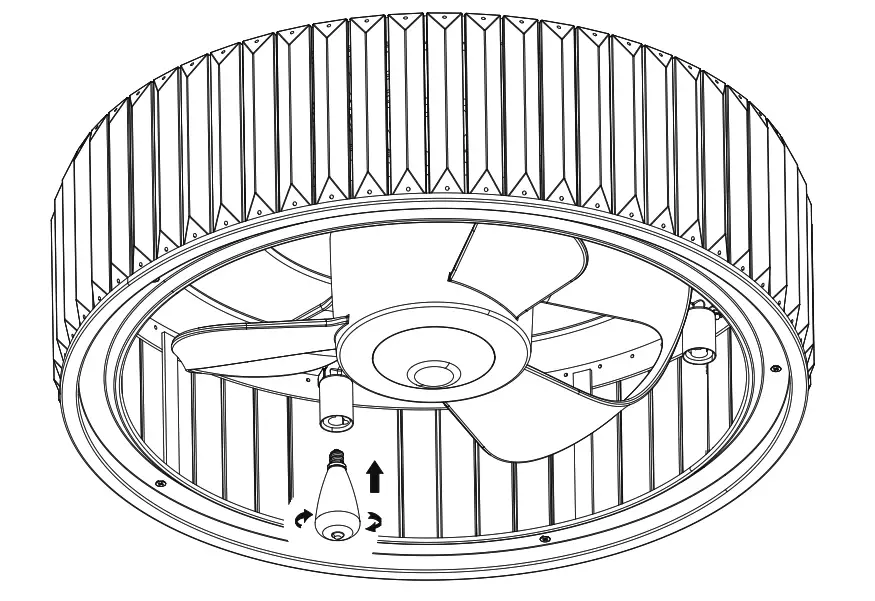 Parrot Uncle F8225110V Ceiling Fan - celing 2