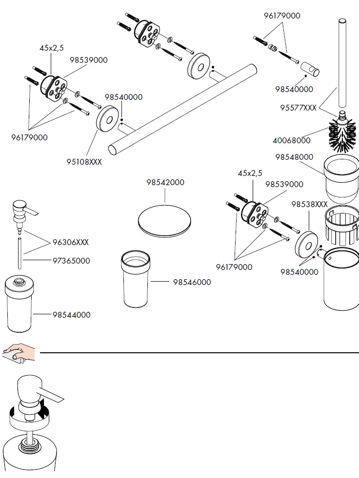 AXOR-40514000-Logis-Liquid-Soap-Dispenser-FIG-7