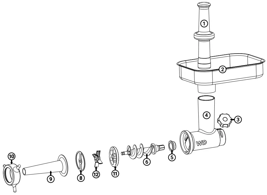 Sausage processing operation