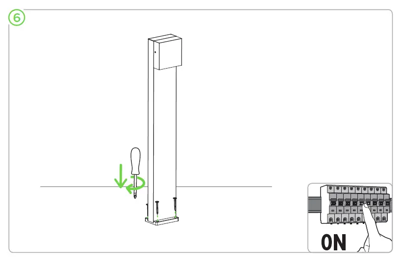 LUTEC-7104001118 LED-Dark-Grey-Clear-Glass-IP54-Outdoor-Post-Light-11