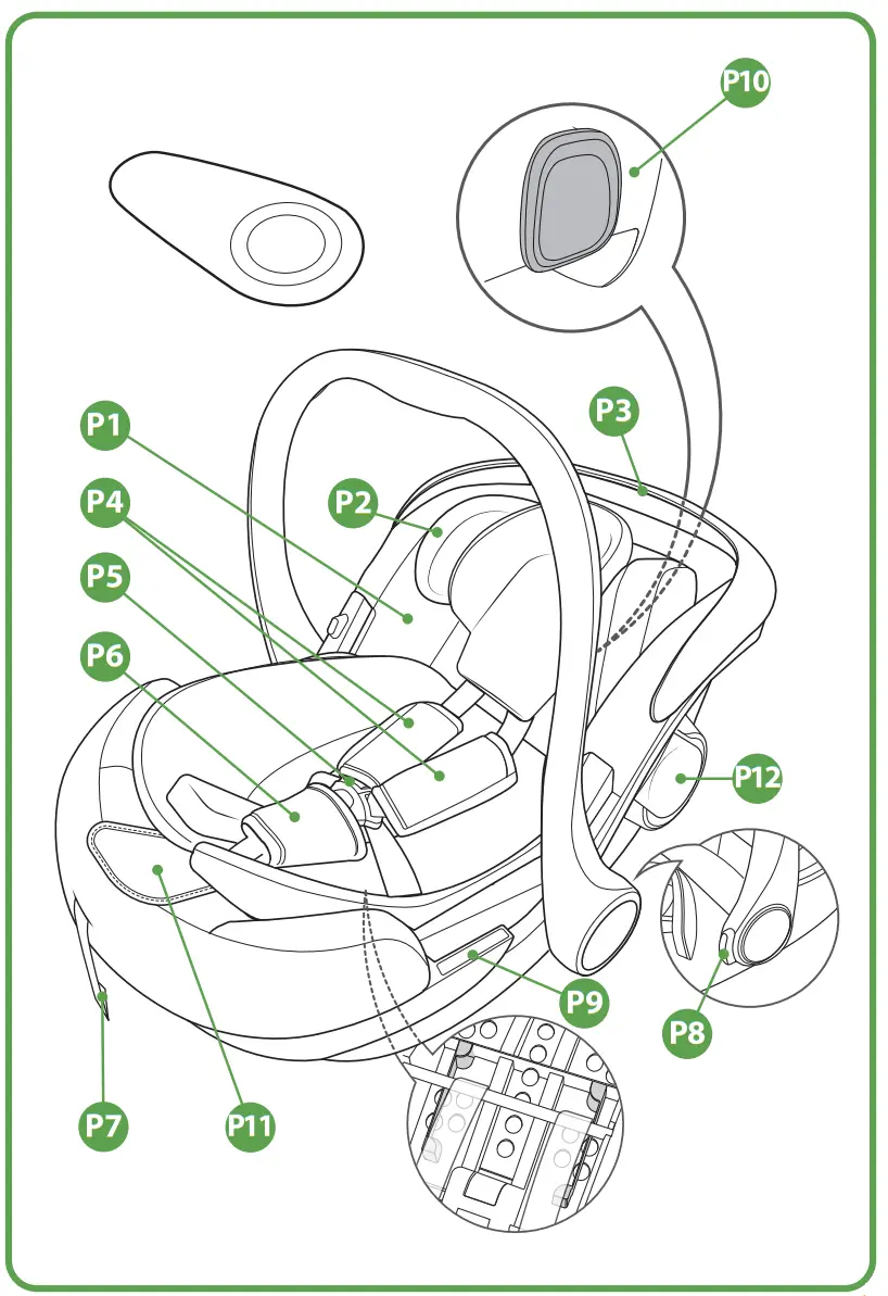 COSATTO Acorn i Size Car Seat - fig1