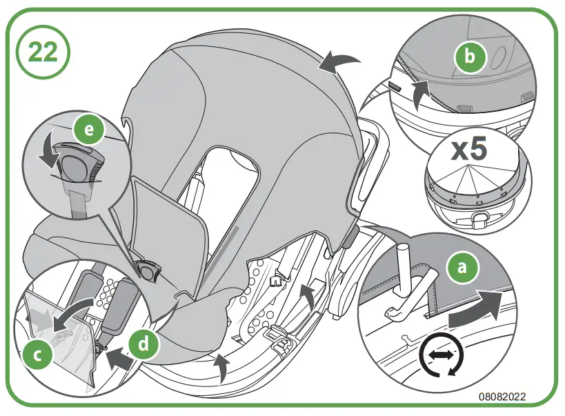 COSATTO Acorn i Size Car Seat - fig14