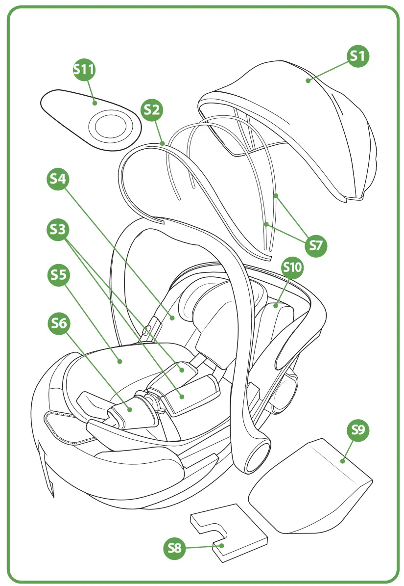 COSATTO Acorn i Size Car Seat - fig2