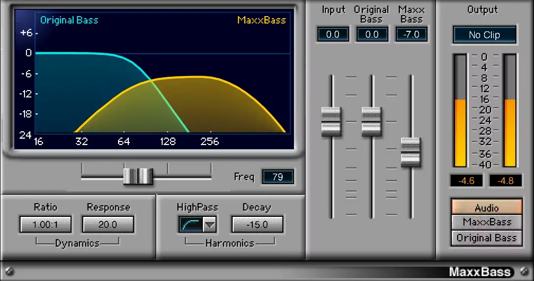 WAVES MaxxBass Bass Enhancer Plugin