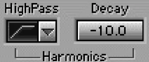 Harmonics section