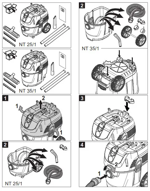 KARCHER NT 25 1 Ap Wet Dry Shop Vacuum - fig 1