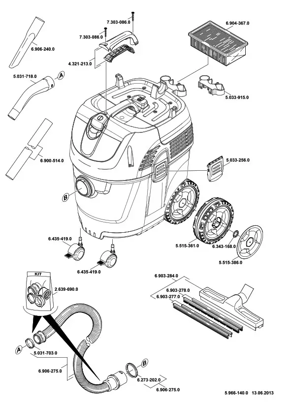 KARCHER NT 25 1 Ap Wet Dry Shop Vacuum - fig31