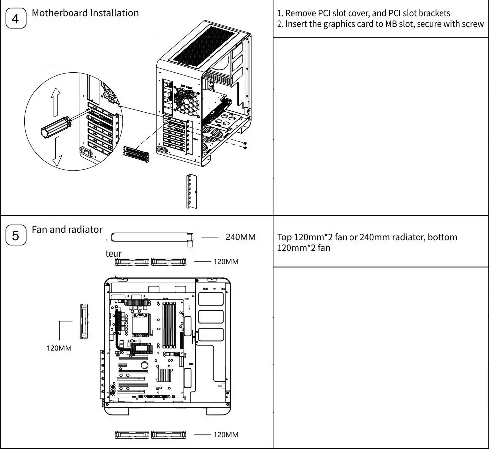 jONSBO U4 Pro Minimalist Small ATX PC Case User Manual - Installation Guide