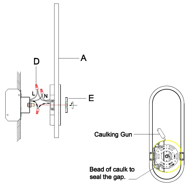 ET2 E42106 Gravity Large Outdoor LED Sconce 3