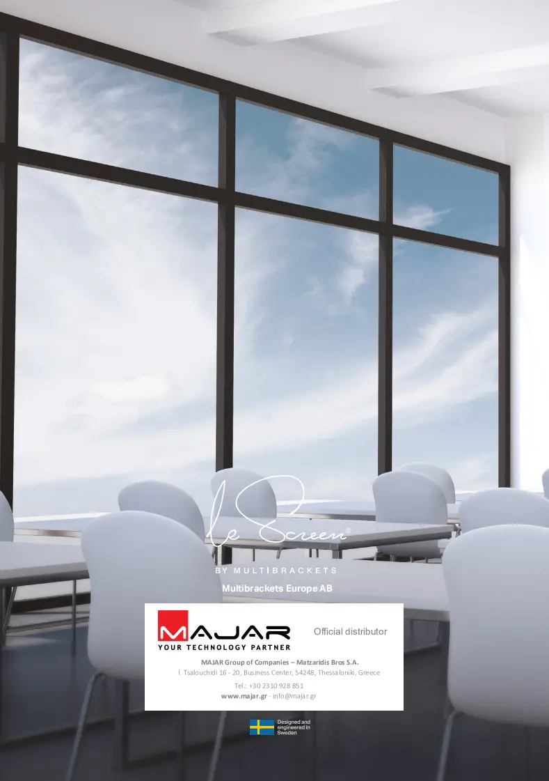 Le Screen Self Lock Projection Screen Deluxe - Fig44