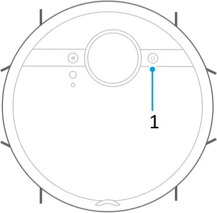 Midea M7 - Smart vaccum charging 2