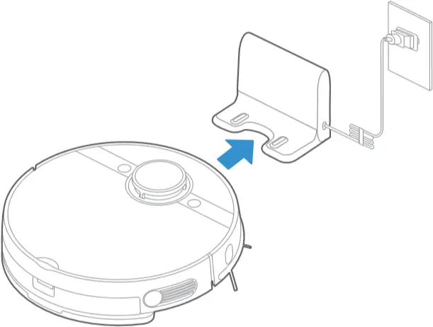 Midea M7 - Smart vaccum charging 3