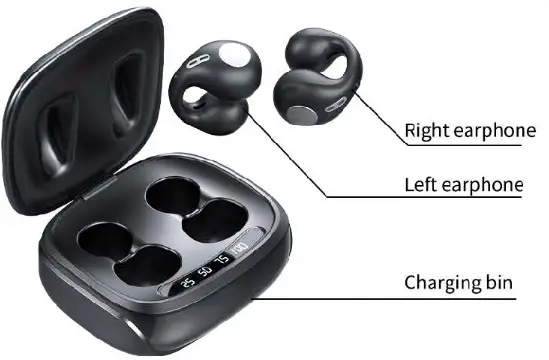 Jiaxing JX-80 True Wireless Stereo Earphone - roduct diagrom