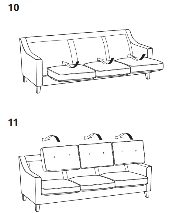IKEA FRÖSLÖV 3 Seat Sofa - Fig6