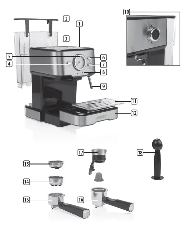 Princess-249412-Espresso-and-Capsule-Machine-Fig-1