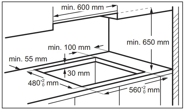 ZANUSSI ZGH66424BB Gas Hob - Symbols 1