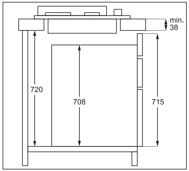 ZANUSSI ZGH66424BB Gas Hob - Symbols 1
