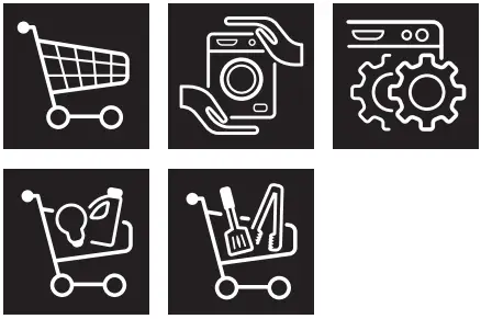 ZANUSSI ZGH66424BB Gas Hob - Symbols 1