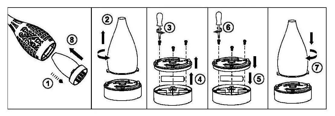 WeTeLux 96 76 67 Solar Torch Set of 3 2