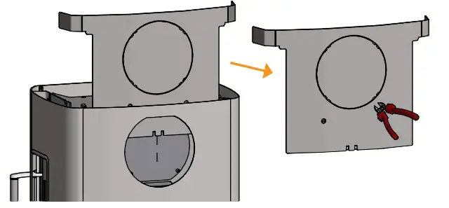 Scan 41 1 Eco Design Ready 6kW Defra Wood Burning Stove Bonfire - ASSEMBLY 22