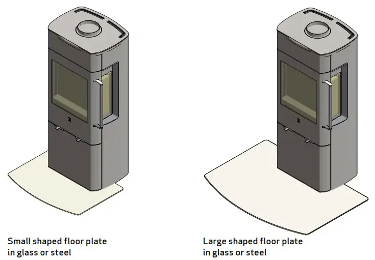 Scan 41 1 Eco Design Ready 6kW Defra Wood Burning Stove Bonfire - ASSEMBLY 26