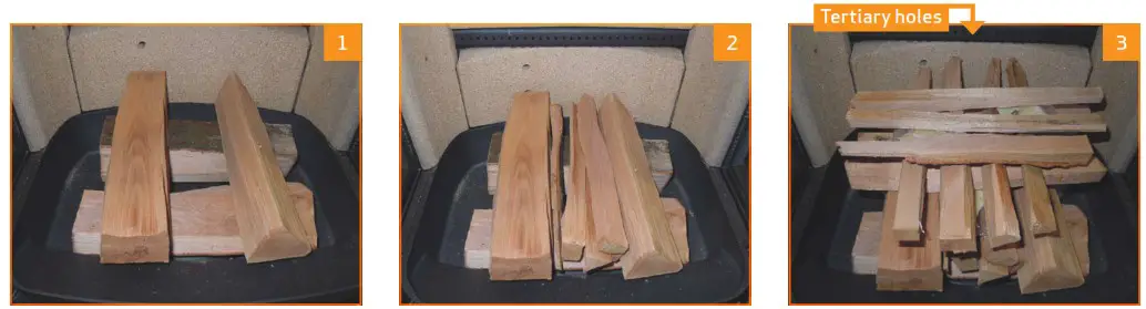 Scan 41 1 Eco Design Ready 6kW Defra Wood Burning Stove Bonfire - INSTRUCTIONS FOR HEATING 1