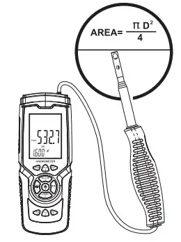 BENETECH GT8911 Hot Wire Anemometer - Cable 6