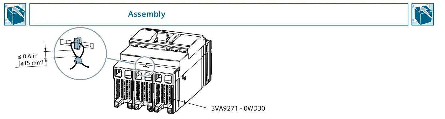 SIEMENS 3VA5210-1BB31 Molded Case Switch Circuit Breaker - Assembly