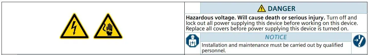 SIEMENS 3VA5210-1BB31 Molded Case Switch Circuit Breaker - Danger