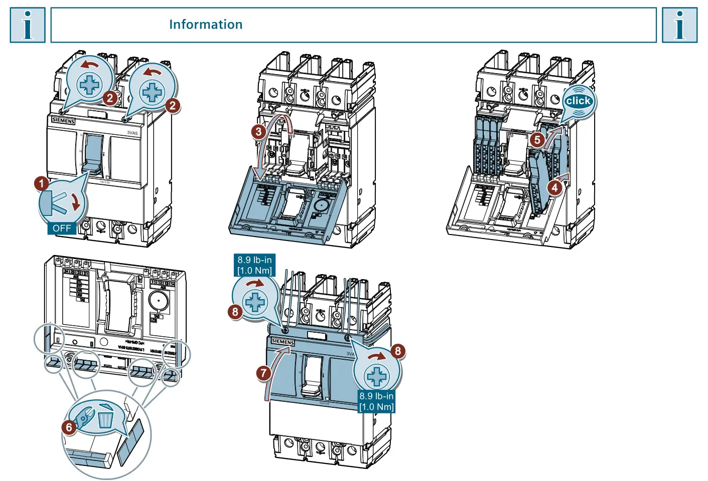 SIEMENS 3VA5210-1BB31 Molded Case Switch Circuit Breaker - Information
