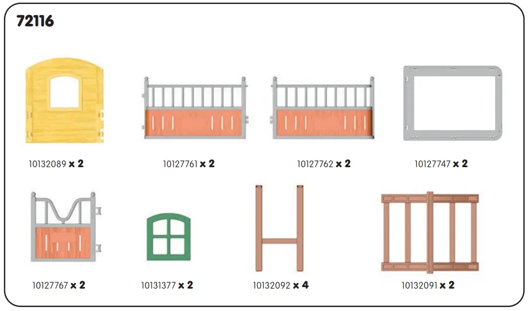Schleich 72116 The Open Stable - Fig 1