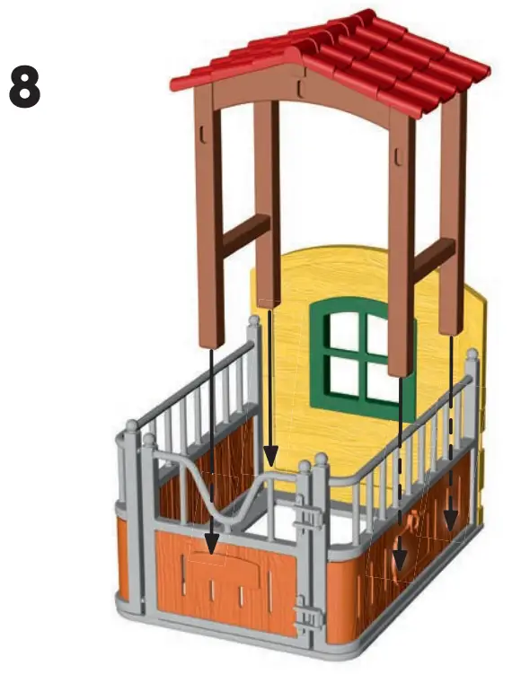 Schleich 72116 The Open Stable - Fig 10