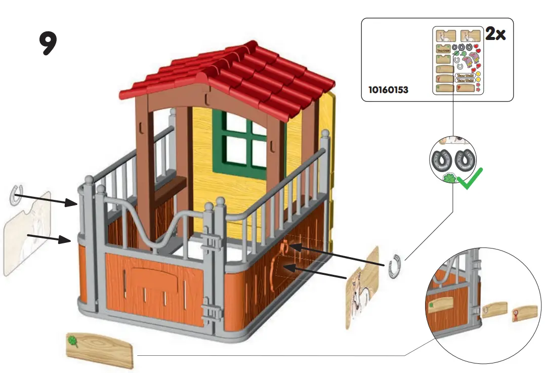 Schleich 72116 The Open Stable - Fig 11