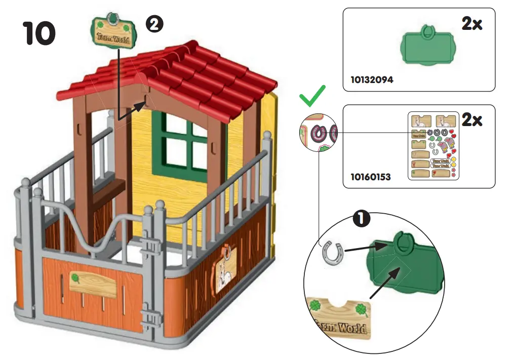 Schleich 72116 The Open Stable - Fig 12