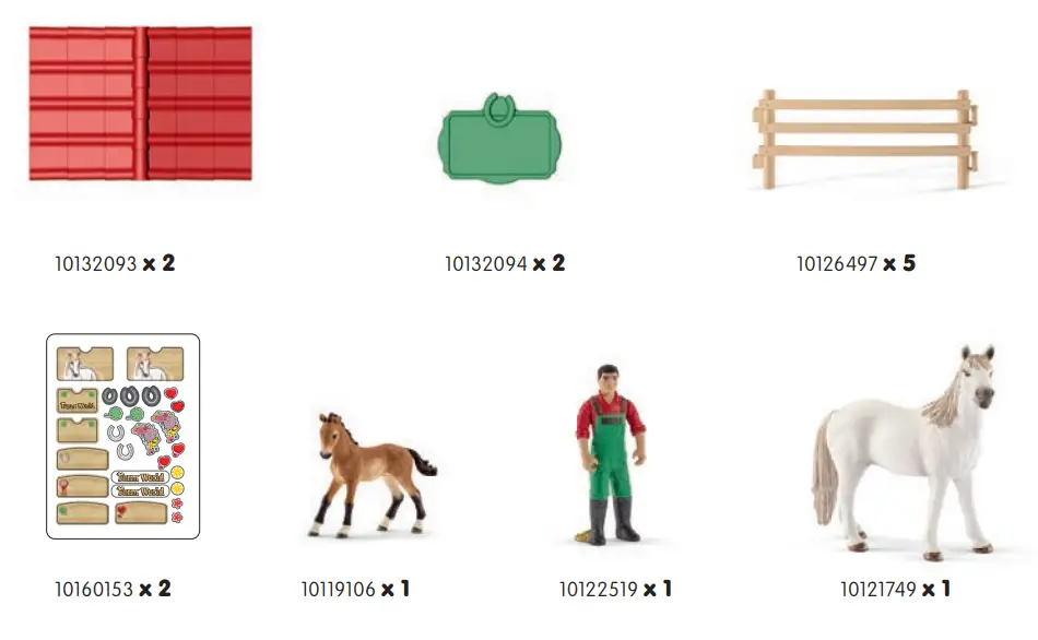 Schleich 72116 The Open Stable - Fig 2