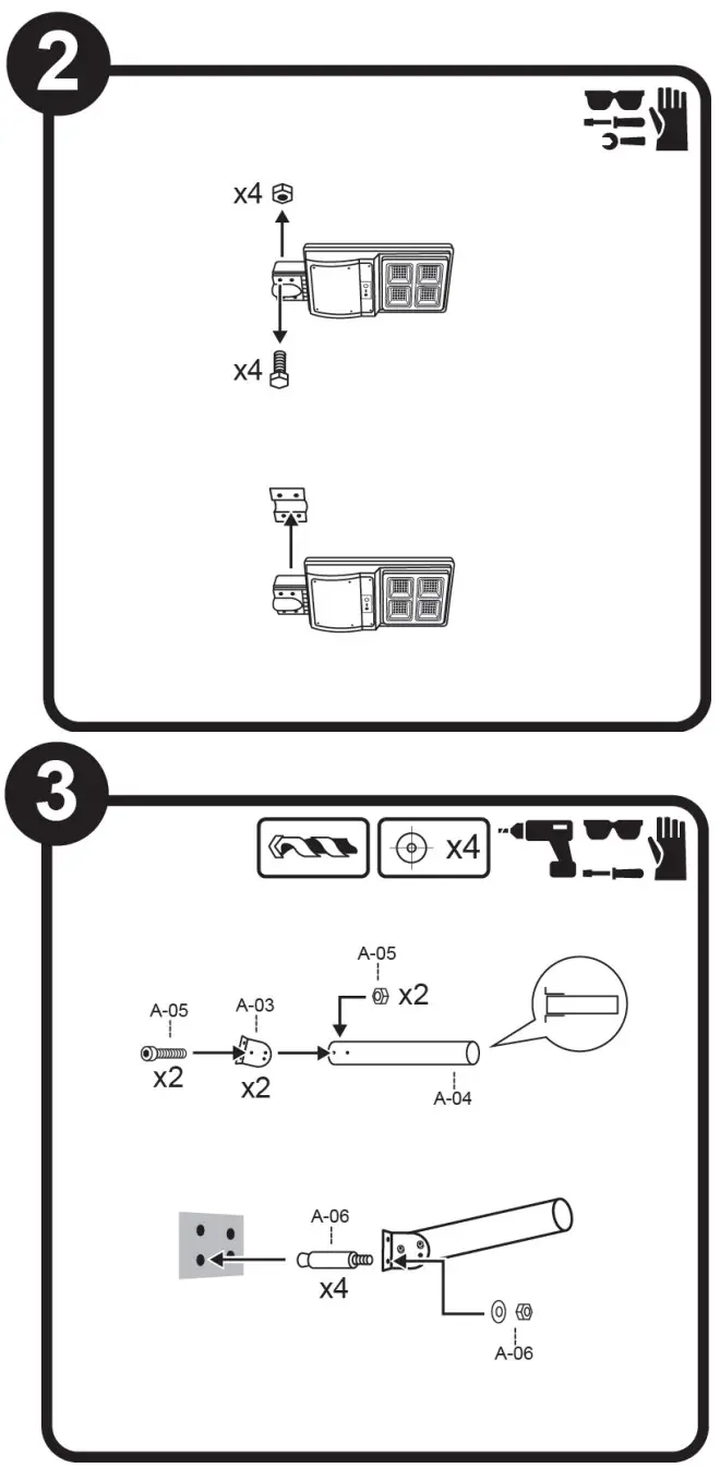 tecnolite 40SOLLED131VCD65N Solar Lamp Light - fig 2