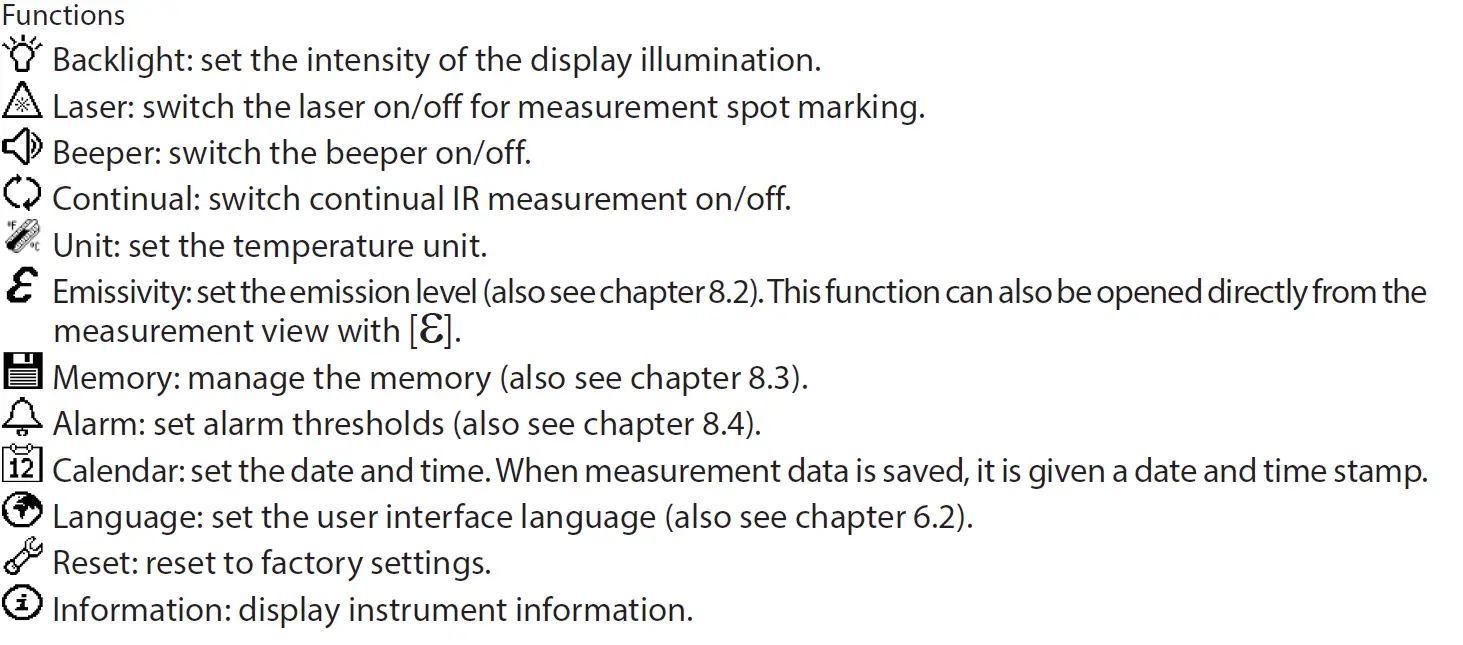 testo 835 Infrared and Contact Thermometer 4