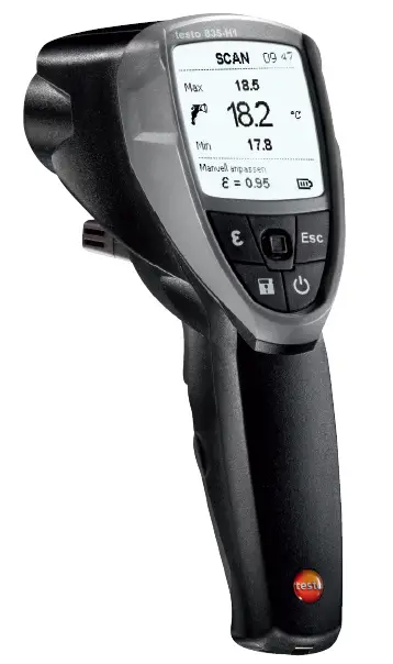testo 835 Infrared and Contact Thermometer