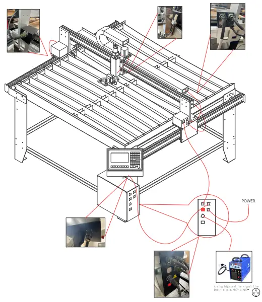 MINICUT-4400 Cheap Mini Metal Table Cnc Plasma Cutter - Fig14