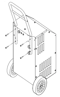 Associated IBC6008 Battery Charger - CONTROL LAYOUT