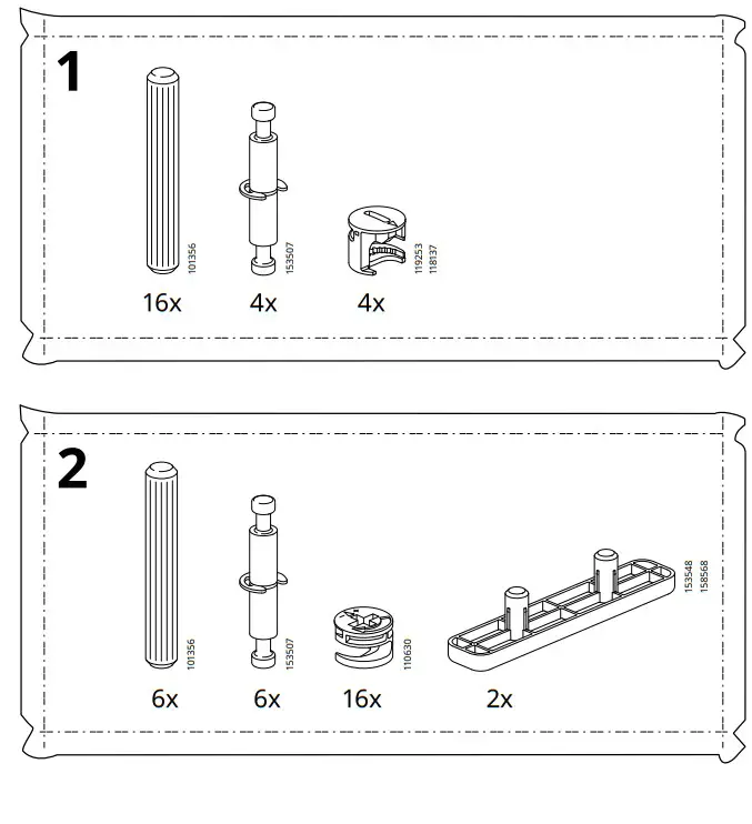 IKEA SONGESAND Bed Frame - fig 1