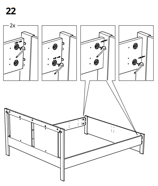 IKEA SONGESAND Bed Frame - fig 13
